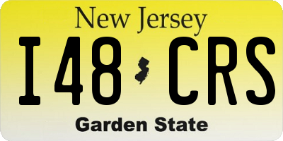 NJ license plate I48CRS