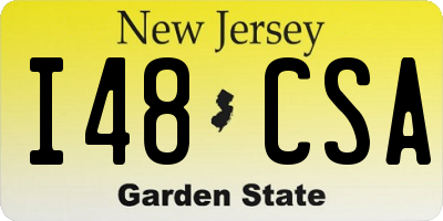 NJ license plate I48CSA