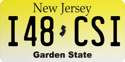 NJ license plate I48CSI
