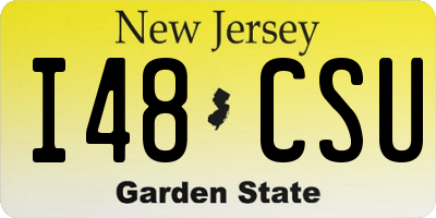 NJ license plate I48CSU