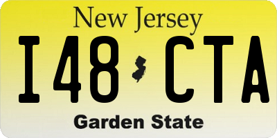 NJ license plate I48CTA