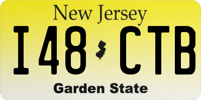 NJ license plate I48CTB