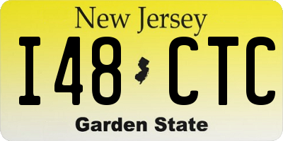 NJ license plate I48CTC