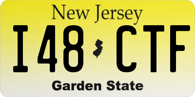 NJ license plate I48CTF