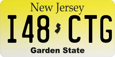 NJ license plate I48CTG