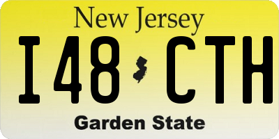 NJ license plate I48CTH