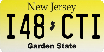 NJ license plate I48CTI
