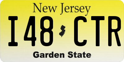 NJ license plate I48CTR