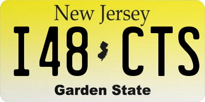 NJ license plate I48CTS