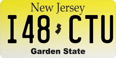 NJ license plate I48CTU