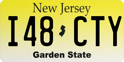 NJ license plate I48CTY