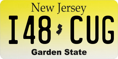 NJ license plate I48CUG