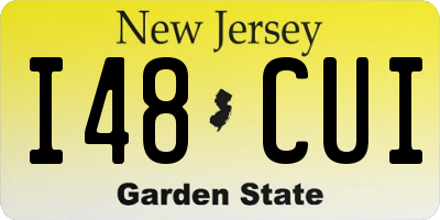 NJ license plate I48CUI
