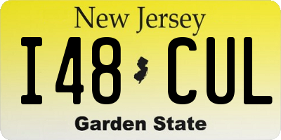 NJ license plate I48CUL
