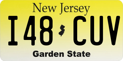 NJ license plate I48CUV
