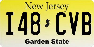 NJ license plate I48CVB