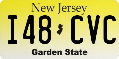 NJ license plate I48CVC