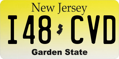 NJ license plate I48CVD