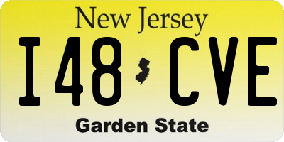 NJ license plate I48CVE