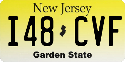 NJ license plate I48CVF