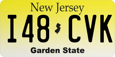 NJ license plate I48CVK
