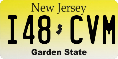 NJ license plate I48CVM