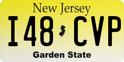 NJ license plate I48CVP