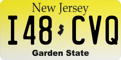NJ license plate I48CVQ