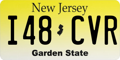 NJ license plate I48CVR