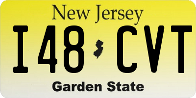 NJ license plate I48CVT