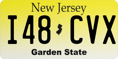 NJ license plate I48CVX