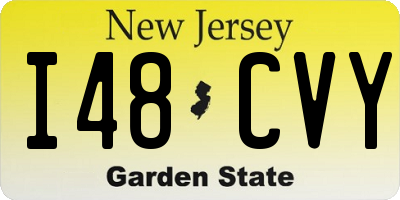 NJ license plate I48CVY