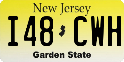 NJ license plate I48CWH