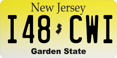 NJ license plate I48CWI