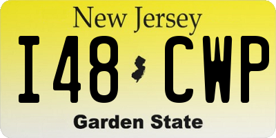 NJ license plate I48CWP