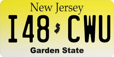 NJ license plate I48CWU