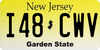 NJ license plate I48CWV