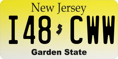 NJ license plate I48CWW