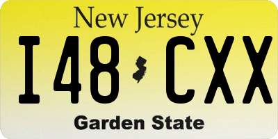 NJ license plate I48CXX