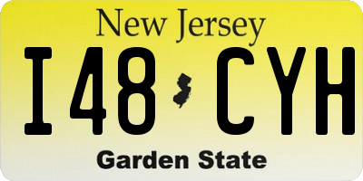 NJ license plate I48CYH