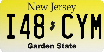 NJ license plate I48CYM