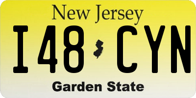 NJ license plate I48CYN