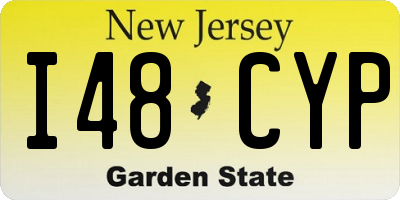 NJ license plate I48CYP