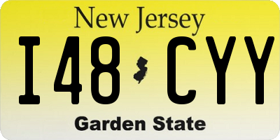NJ license plate I48CYY
