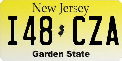NJ license plate I48CZA