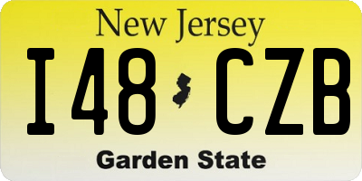 NJ license plate I48CZB