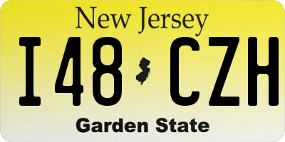 NJ license plate I48CZH