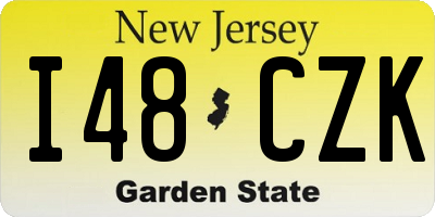 NJ license plate I48CZK