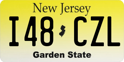 NJ license plate I48CZL