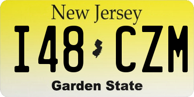 NJ license plate I48CZM